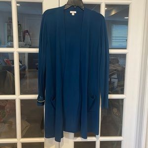 Dark blue JJill cardigan